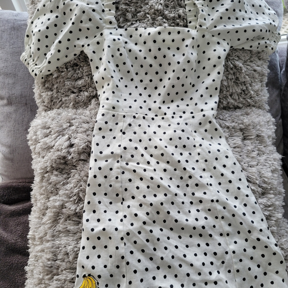 Farmrio NWOT Puff Sleeve Dress